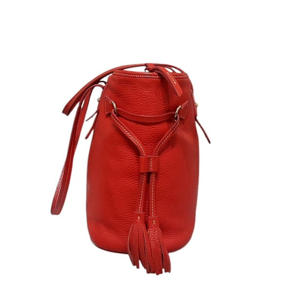 Dooney & Bourke Large Leather Davis Shoulder Tote Bag - Picture 11 of 16